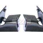 Carbon Fiber Door Panel Parts, Set Right/Left (behind door handles and door pocket lids) for Porsche 997