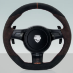 TECHART 3-Spokes Steering Wheel Type 4 in Leather/Carbon Fiber I for Porsche 911 (991)