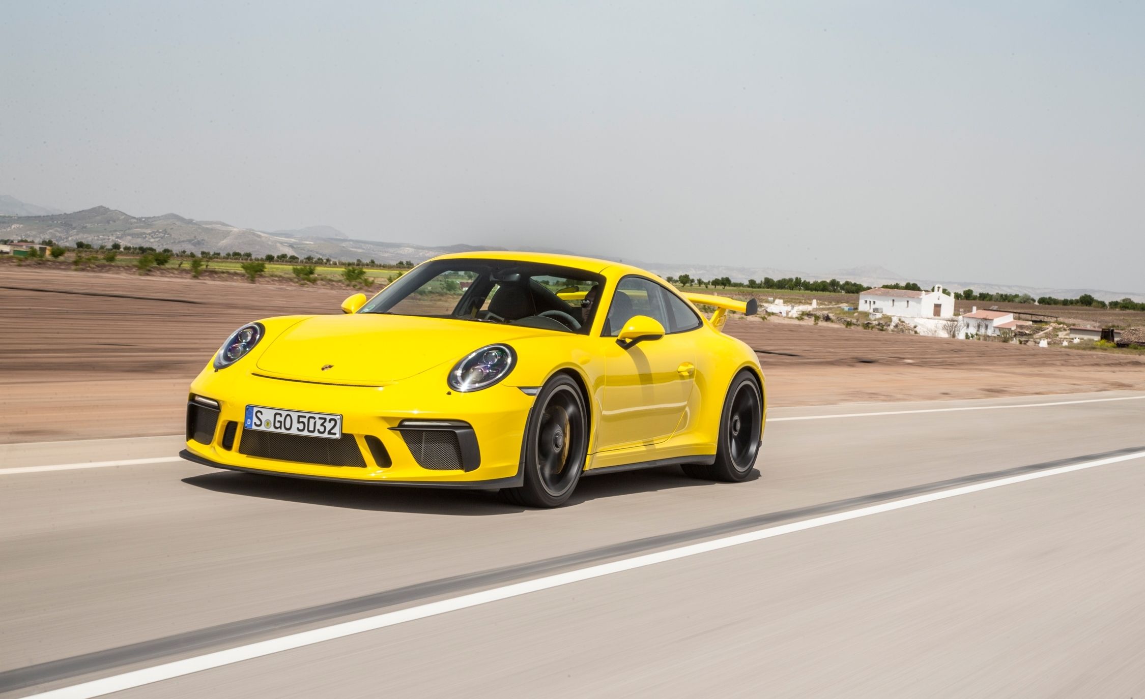 The 2018 911 GT3 sets a new best lap time: 7 minutes, 12.7 seconds