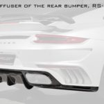 TopCar Design Diffuser of the Rear Bumper, RS-edition, Visible Carbon for 991 Stinger GTR GEN.2