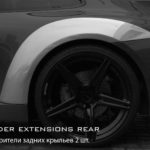 TopCar Design Fender Extensions Rear for 991 Carrera Stinger