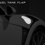 TopCar Design Fuel Tank Flap, Primed Carbon for 991 Stinger GTR GEN.2