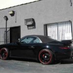 Misha Design Porsche 997 GTM wing on black 997.2 Carrera S