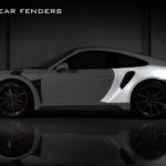 TopCar Design Rear Fenders, 2 pcs, Primed Carbon for 991 Stinger GTR GEN.2