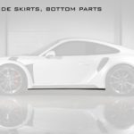 TopCar Design Side Skirts, Bottom parts, 2 pcs, Visible Carbon for 991 Stinger GTR GEN.2