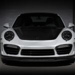 TopCar Design Front Bumper, Primed Carbon for 991 Stinger GTR gen.2