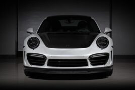TopCar Design Front Bumper, Primed Carbon for 991 Stinger GTR gen.2