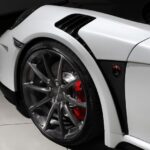 TopCar Design Front Fenders RS-edition, 2pcs, Primed/Visible Carbon for 991 Stinger GTR GEN.2