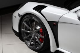 TopCar Design Front Fenders RS-edition, 2pcs, Primed/Visible Carbon for 991 Stinger GTR GEN.2