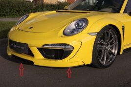 TopCar Design Front Lip, Carbon for 991 Carrera Stinger