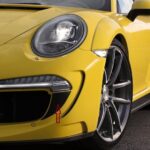 TopCar Design LED Inserts for Front Bumper Carbon for 991 Carrera Stinger