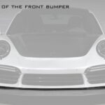 TopCar Design Lip of the Front Bumper, Visible Carbon for 991 Stinger GTR GEN.2