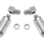 Fabspeed Universal 90 Degree O2 Spacers with Catalytic Converters Pair - 996 (2001-2005)