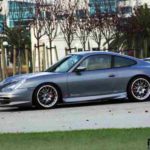 Misha Design Porsche 996 GT2M wing on seal gray Carrera 2