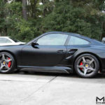 Misha Design Porsche 997 Turbo GTM Body Kit on matte black 997 TT 775HP