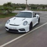 Misha Design Porsche 997 Turbo GTM Body Kit on white 997 TT