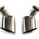 100mm oval tailpipe tips Porsche 911 Carrera 98-01 non Turbo (996)