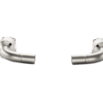 Akrapovic Link Pipe Set w Cat (Titanium) for 991 Turbo / Turbo S