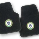 Floor mat set with Racing Dynamics crest, choice of colors