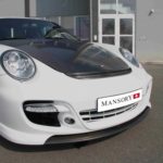Mansory Front Spoiler Lip GT Carbon Black for Original Front Bumper for 997 Carrera Turbo