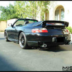 Misha Design Porsche 996 GT2M wing on black Carrera 2