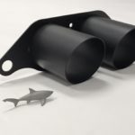 Shark Werks Light Weight Exhaust Tips for 997 / 997.2 GT3 / RS