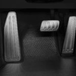 Pedals and footrest in aluminium