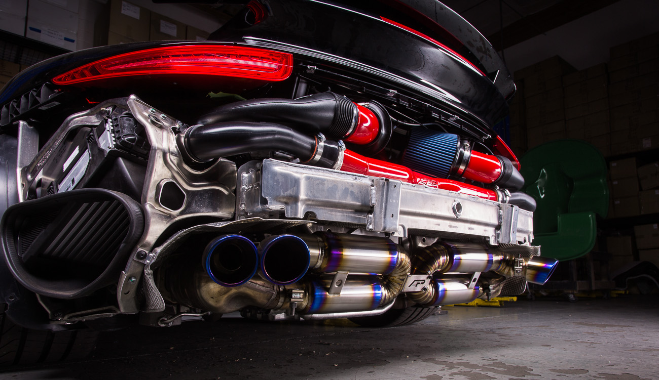 Tuning systems. Porsche 911 Exhaust Manifold. Выхлоп Porsche 991 Turbo. Fi Exhaust Turbo s 911. 911 Turbo s stock Exhaust Valve.