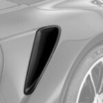 TopCar Air intakes of the Rear Fenders, 2 pcs, Visible Carbon for 992 Cabrio Stinger GTR Carbon Edition