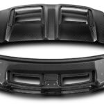 TopCar Engine Cover, Visible Carbon for Porsche 992 Turbo(s) Light Pack