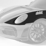 TopCar Front Fenders, 2pcs, Visible Carbon for 992 Cabrio Stinger GTR Carbon Edition