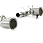 TopCar Inconel Exhaust (Kline) - 100/200 cell HJS cat or Decat Pipespipe set 2 pcs. for Porsche 992