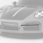 TopCar Inserts Under LED-lights, 2 pcs, Visible Carbon for 992 Cabrio Stinger GTR Carbon Edition
