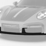 TopCar Lip of the Front Numper, Visible Carbon for 992 Cabrio Stinger GTR Carbon Edition
