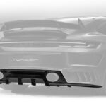 TopCar Rear Bumper Diffuser, Visible Carbon for Porsche 992 Turbo(s) Light Pack