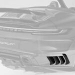 TopCar Side Air Ducts of the Rear Bumper, 2 pcs, Visible Carbon for 992 Cabrio Stinger GTR Carbon Edition