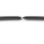 TopCar Side inserts of the Front Bumper 2 pcs, Visible Carbon for Porsche 992 Turbo(s) Light Pack