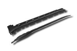TopCar Side skirts, 2 pcs, Visible Carbon for Porsche 992 Turbo(s) Light Pack
