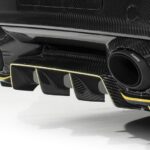 TopCar Titanium Exhaust ( Akrapovic ) with Black Tips for Porsche 992 Turbo(s) Light Pack