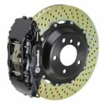 Brembo 4 Piston Brake Kit with Cross-Drilled Rotors for 993 C2/C4 1995-1998