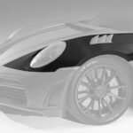 TopCar Design Front Fenders, 2pcs, Visible Carbon for 992 Stinger GTR Limited Carbon Edition