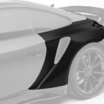TopCar Design Rear Fenders, 2 pcs, Visible Carbon for 992 Stinger GTR Limited Carbon Edition