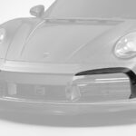 TopCar Design Side inserts of the Front Bumper 2 pcs, Visible Carbon for 992 Stinger GTR Limited Carbon Edition