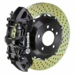Brembo 6 Piston Brake Kit with Cross-Drilled Rotors for 996 C2 2005-2011
