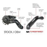 Fabspeed Porsche 993 Carrera RS Carbon Fiber Heater Duct Tube (1994-1998)
