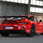 Porsche 992 GT3 Cup: Carbon Fiber Rear Wing: Big Spoiler Replacement for the OEM 992 in GT2 RS RSR Style, FIA Cup Car Certification Ready